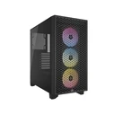 Κουτί Η/Υ Corsair Case 3000D Airflow ΑRGB Midi Tempered Glass Black (CC-9011255-WW)