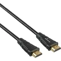 Καλώδιο HDMI MediaRange Premium High Speed Ethernet, Ver. 2.0, 18 Gbps Ver. 2.1, 4k@60Hz, 2m, Black (MRCS247)