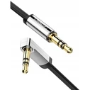 Audio Cable UGREEN Mini Jack 3.5mm AUX Flat Elbow Cable 1m Black 10597B