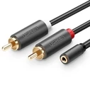 Ugreen Audio Cable 3.5mm Male to 3.5mm Male Black 1m 10772