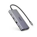 UGREEN Μετατροπέας Hub USB C CM639 11 σε 1 HDMI VGA 2x USB C 3.2 2x USB SD TF RJ45 AUX 3.5mm PD 4K 60Hz 45520