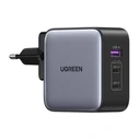 Ugreen Φορτιστής Χωρίς Καλώδιο GaN με Θύρα USB-A και 2 Θύρες USB-C 65W Γκρι 90409B