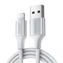 UGREEN Καλώδιο USB A σε Lightning 2 m Γκρι 60163