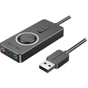Vention USB 2.0 External Stereo Sound Adapter with Volume Control 0.5M Black ABS Type (CDRBD) (VENCDRBD)