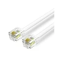 Vention Flat Τηλεφωνικό Καλώδιο RJ11 6P4C 3m Λευκό (IQBWI)