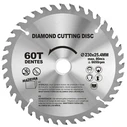 Cutting Discs SHIND Diamond Wood Cutting Disc for Angle Grinders 230mm Z60