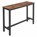 VASAGLE Μεταλλικό Ορθογώνιο Bar Τραπέζι 120 x 40 x 100 cm (LBT12X)