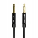 Audio Cable VENTION 3 5mm Male to Male 0 5m Black Metal Type BAGBD