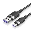 VENTION Καλώδιο USB 2.0 A Male to C Male 6A 1.5M Gray Flexible PVC Type CWBHG