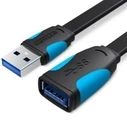 Vention USB 3.0 Flat Extension Cable 0.5m Black