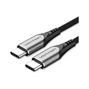 USB Cable Vention USB 2.0 C to C 5A 2m Gray Flexible PVC Type TRWHH VENTRWHH