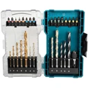 Makita Drill & Bit Set E-07054, 29-piece (Folding plastic case with transparent lid)