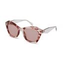 Police Γυναικεία Γυαλιά Ηλίου με Πολύχρωμο Κοκκάλινο Σκελετό και Ροζ Φακό SPLL97 0Z02