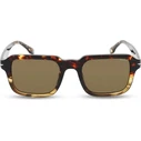 Police Ανδρικά Γυαλιά Ηλίου με Καφέ Κοκκάλινο Σκελετό και Καφέ Φακό SPLN36M 0836