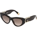 Furla Γυναικεία Γυαλιά Ηλίου με Καφέ Ταρταρούγα Κοκκάλινο Σκελετό και Καφέ Ντεγκραντέ Φακό SFU881 04BL