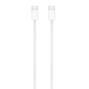 Apple πλεκτό καλώδιο USB-C σε USB-C 60W 1μ Λευκό (MQKJ3ZM/A)