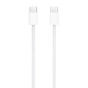 Apple πλεκτό καλώδιο USB-C σε USB-C 60W 1μ Λευκό (MQKJ3ZM/A)