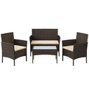 Songmics Έπιπλα Μπαλκονιού Lounge Set (GGF004K05) (SNGGGF004K05)