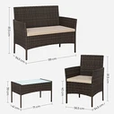 Songmics Έπιπλα Μπαλκονιού Lounge Set (GGF004K05) (SNGGGF004K05)