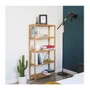 Bathroom Shelf SONGMICS Bamboo 5 Adjustable Shelves 130 x 60 x 26 cm BCB35Y