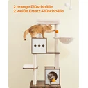 Feandrea Cat Tower With Litter box Height 185 cm, up to 2 cats (PCT15GYZ) (FEAPCT15GYZ)