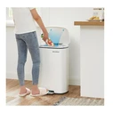 Kitchen Trash Bin SONGMICS 50L White