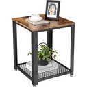 VASAGLE Auxiliary Metal Living Room Table 45 x 45 x 55 cm