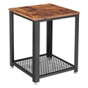 VASAGLE Auxiliary Metal Living Room Table 45 x 45 x 55 cm