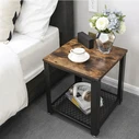 VASAGLE Auxiliary Metal Living Room Table 45 x 45 x 55 cm