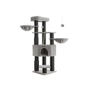 Feandrea Cat Tower, Height 160 cm, for large Cats, Gray-Black (PCT003W01) (FEAPCT003W01)