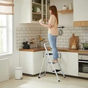 Songmics Σκάλα 3 Bαθμίδων (GSL03WT) (SNGGSL03WT)