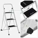 Songmics Σκάλα 3 Bαθμίδων (GSL03WT) (SNGGSL03WT)