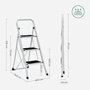 Songmics Σκάλα 3 Bαθμίδων (GSL03WT) (SNGGSL03WT)