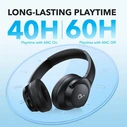 Soundcore by Anker Q21i Ασύρματα Bluetooth Over-Ear Ακουστικά, Μαύρο