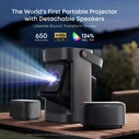 Anker Nebula P1 Portable Projector (D2431311) — 1080p DLP LED, 650 ANSI Lumens, 20W Detachable Speaker