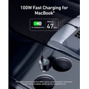 Anker Φορτιστής Αυτοκινήτου Nano 167.5W 3-Ports (2x USB-C, 1x USB-A) με Καλώδιο Type-C 1m - B2737HA1