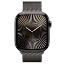 Apple Watch Series 10 GPS + Cellular 42mm Slate Titanium Case with Slate Milanese Loop