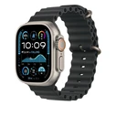 Apple Ocean Band Extension - Φυσικό Φινίρισμα Τιτανίου, Λουράκι Σιλικόνης με Pin Black (Apple Watch 44/45/46/49mm) MXTM3ZM/A