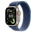 Apple Trail Loop 49mm Blue Bright Blue Natural Titanium Finish S M