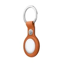 Apple FineWoven Key Ring Θήκη Μπρελόκ Δερμάτινη για AirTag Fox Orange