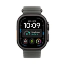 Apple Watch Ultra 4 Titanium 49mm Αδιάβροχο με Παλμογράφο (Black Titanium με Translucent Black Ocean Band)