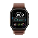 Apple Watch Ultra 4 Titanium 49mm Cellular (Black Titanium, Burgundy Alpine Loop - Medium)