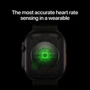 Apple Watch Ultra 4 Titanium 49mm Μαύρο Τιτάνιο με Burgundy Alpine Loop - Large