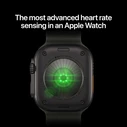 Apple Watch Ultra 4 Titanium 49mm (Black Titanium με Burgundy Trail Loop - M/L)
