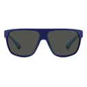 Polaroid Ανδρικά Γυαλιά Ηλίου με Μπλε Κοκκάλινο Σκελετό και Γκρι Φακό PLD7053/S FLL/M9