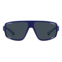 Polaroid Unisex Γυαλιά Ηλίου με Μπλε Κοκκάλινο Σκελετό και Γκρι Polarized Φακό PLD7054/S FLL/C3