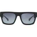 Polaroid Ανδρικά Γυαλιά Ηλίου με Μαύρο Κοκκάλινο Σκελετό και Μαύρο Ντεγκραντέ Φακό PLD6224/S/X 003/WJ