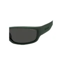 Polaroid Unisex Γυαλιά Ηλίου με Πράσινο Κοκκάλινο Σκελετό και Μαύρο Polarized Φακό PLD2166/S DLD/M9
