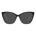 Polaroid Γυναικεία Γυαλιά Ηλίου με Μαύρο Κοκκάλινο Σκελετό και Μαύρο Φακό PLD4181/S 80S/M9