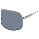 Polaroid Ανδρικά Γυαλιά Ηλίου με Ασημί Μεταλλικό Σκελετό και Γκρι Φακό pld6235/s/x V84/C3